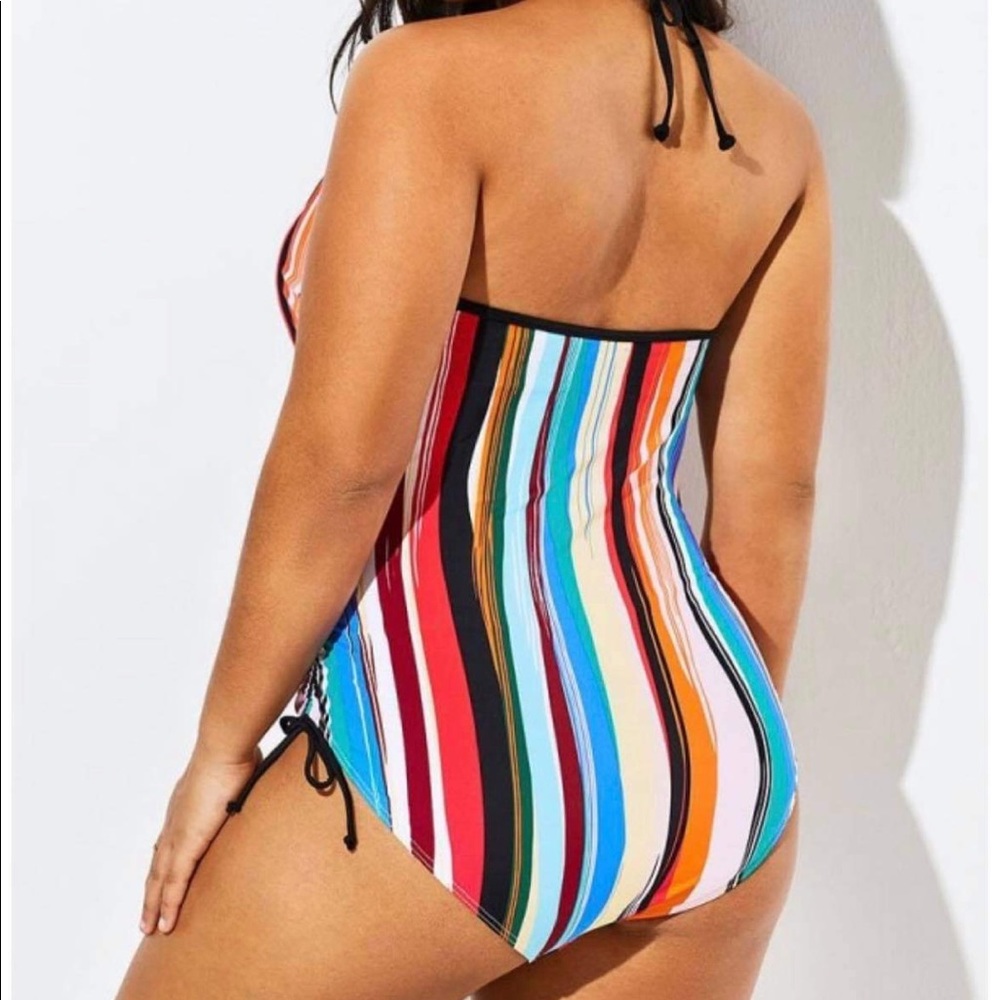 Large women’s one piece swimsuit